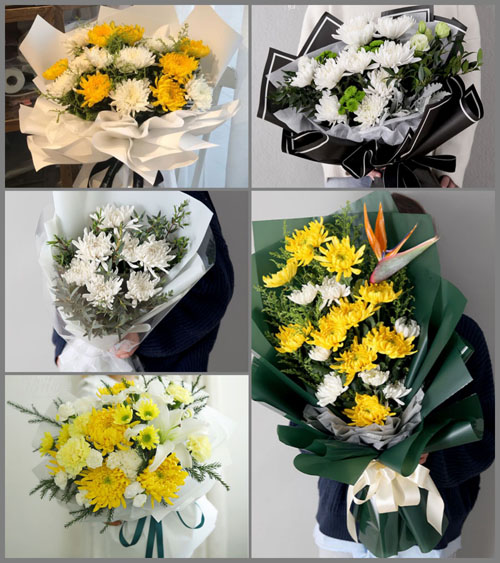 河北沧州沧县杜林回族乡白事花束代送